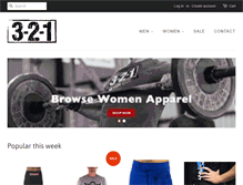 Tablet Screenshot of 321apparel.com